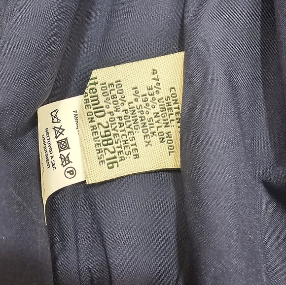 LL BEAN HERRINGBONE ITALIAN TWEED JACKET - Picture 6 of 6